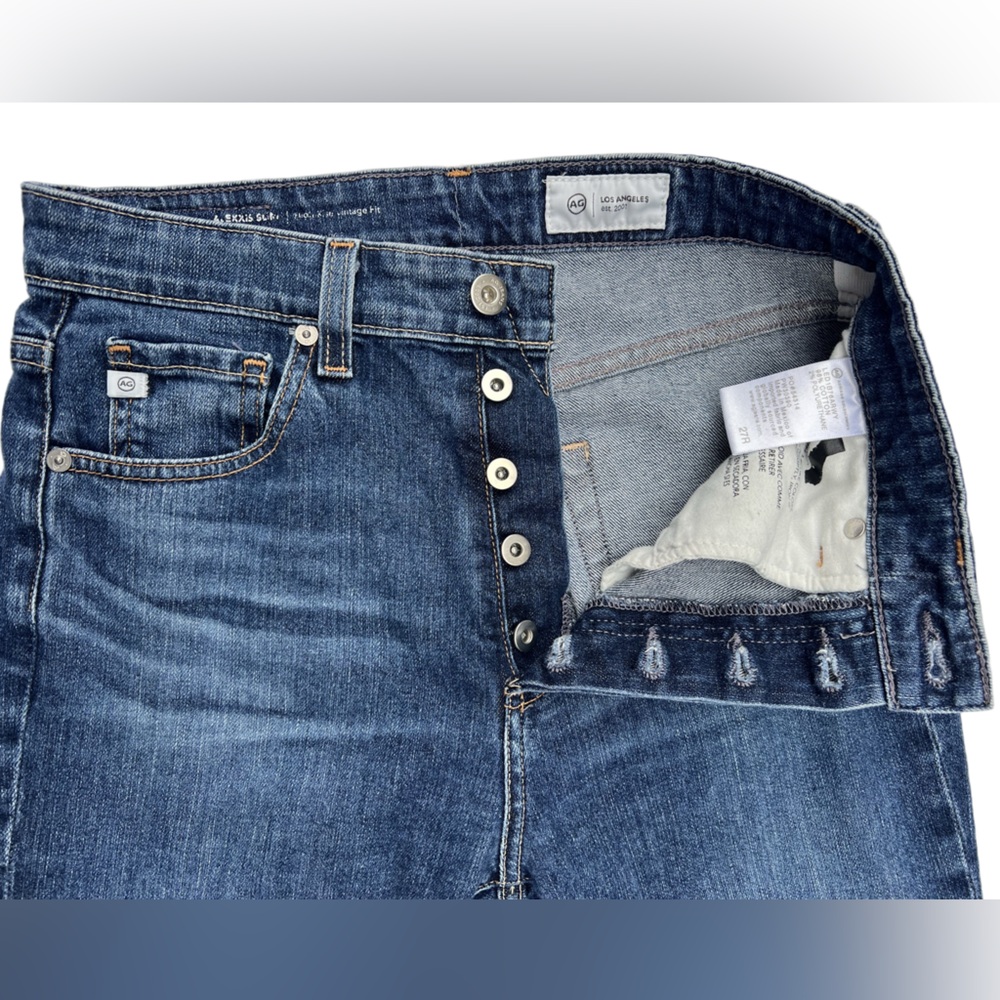 AG Adriano Goldschmied Alexxis Slim Straight Leg Jeans size 27 - Picture 6 of 9